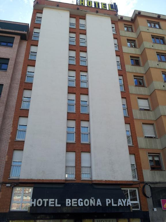 Begona Playa Hotel Gijón Eksteriør billede